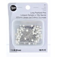 Alfileres Perlados Dritz 68-9 De Largo, 1,5 Cm, Blancos (100 Unidades)
