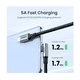 thumbnail image 2 of Cable 100w USB c a USB c 90° 1 metro reforzado, 2 of 3