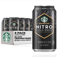 Café Starbucks Nitro Cold Brew Negro Sin Azúcar 284 Ml Paquete De 8