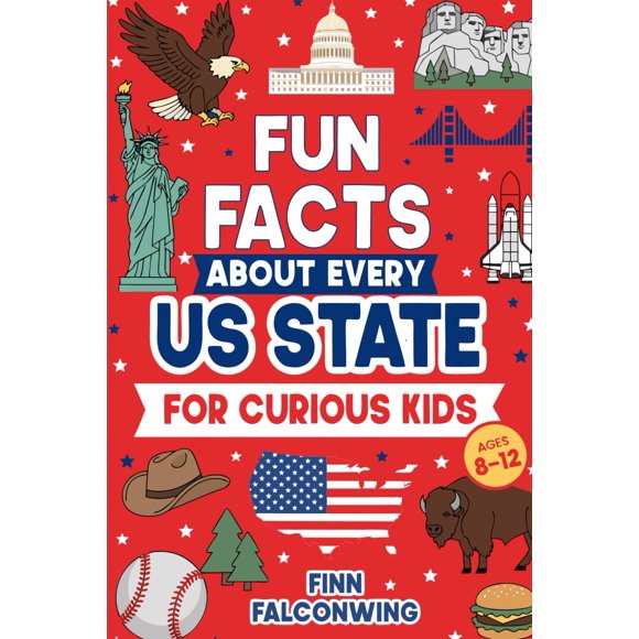 Libro publicado de forma independiente: datos divertidos de los estados de EE. UU. para niños de 8 a 12 años