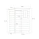 thumbnail image 3 of Bodega Jardin Plastico 151X91X192CM 1.37m2, 3 of 3