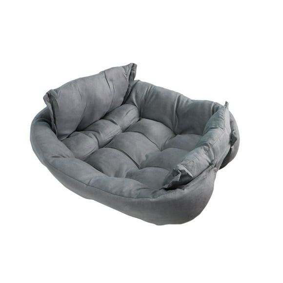 Cama para mascotas perro y gatos 68x50x40 Gris