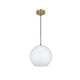 thumbnail image 4 of Lámpara Colgante Elegant Lighting Baxter en Latón con Vidrio Esmerilado, 4 of 8