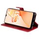 thumbnail image 5 of Funda Billetera para Realme C31 4G con Porta Tarjetas y Soporte Ajustable Rojo, 5 of 6