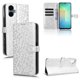 thumbnail image 3 of Funda Cartera Lunares Samsung Galaxy A06 5G con Tarjetero, Correa y Soporte Plata, 3 of 6