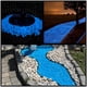 thumbnail image 1 of NAMTSO Piedras solares azules que brillan en la oscuridad para exteriores, 500 piezas, 1 of 8