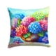 thumbnail image 1 of Cojín Hydrangeas Watercolor 14 X 14 Cm, 1 of 7