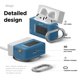 thumbnail image 4 of Funda elago estilo cassette azul con cordón para AirPods 4ª generación, 4 of 7