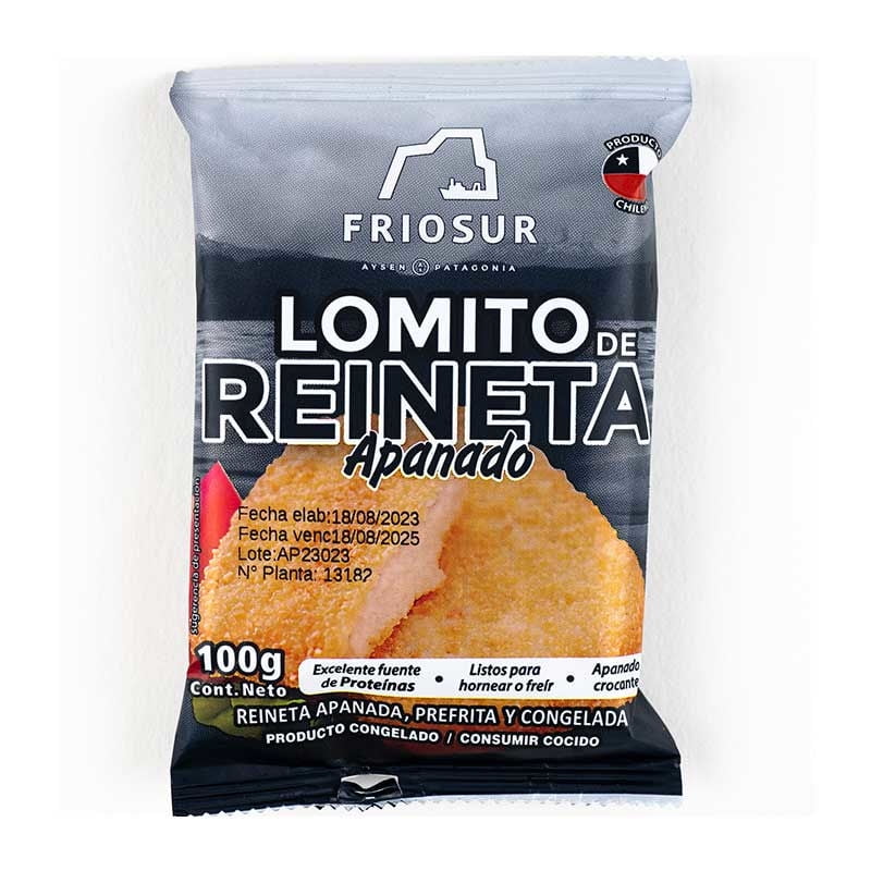 Lomito De Reineta Apanado 100 g Friosur