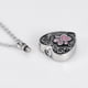 thumbnail image 2 of Collar relicario cenizas o recuerdos mascotas huellita rosa vintage, 2 of 3