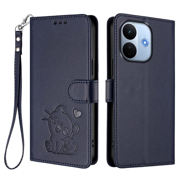 Funda Billetera Magnética para Xiaomi Redmi Note 17 Pro Plus 5G, Azul