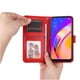thumbnail image 4 of Funda tipo cartera FOXDOCK para OPPO A94 5G , diseño girasol en relieve, cuero PU, cierre magnético, soporte y tarjetero, 4 of 5