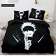 thumbnail image 1 of Anime Jujutsu Kaisen Satoru Gojo Bedding Set Cute Quilt Cover Bed Cover With Pillowcase Boys Adult, 1 of 5