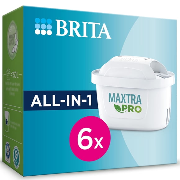 Cartucho de filtro de agua BRITA MAXTRA PRO All-in-1, paquete de 6