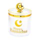 thumbnail image 2 of Decoración Del Jarra De Dulces De Ramadán Organizador De Encimera Resuable Candy Serving Jar Moon Star Clear, 2 of 5
