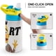 thumbnail image 4 of Bert Botella de Agua con Tapa Pop Top de Un Toque, Acero Inoxidable, a Prueba de Fugas, para Deportes, Botella Infantil azul 12 oz, 4 of 6