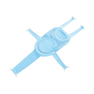 Magideal - Alfombrillas De Bañera Para Recién Nacidos, Alfombrilla De Soporte De Baño Infantil De Malla De Aire Para Bebés Recién Nacidos, Azul