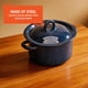 thumbnail image 3 of Stock Pot IMUSA USA C20666-1062810W Esmalte moteado, 4 litros, azul, 3 of 8