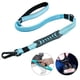 thumbnail image 1 of Correa resistente para perros grandes de hasta 40 kg, reflectante para entrenamiento de paseo, con amortiguación elástica y hebilla para cinturón de seguridad de coche, 2 asas acolchadas para mayor co, 1 of 8