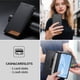 thumbnail image 3 of Funda Tipo Cartera de Cuero Sintético para Samsung Galaxy A34 5G Bloqueo RFID, con Ranuras para Tarjetas y Bolsillo para Efectivo, Cierre Magnético Fuerte Negro, 3 of 6