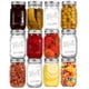 thumbnail image 1 of Frascos Mason Ball de boca regular 473 ml (paquete de 12) con tapas y abridor, 1 of 9