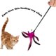 thumbnail image 4 of Juguetes para Gato CATENESS 6 UNIDADES Varita de Plumas Interactiva 45 cm, 4 of 6