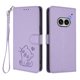 thumbnail image 1 of Nothing Phone 2A Funda Billetera de Gato, Lila Claro, 1 of 6