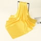 thumbnail image 1 of suxuMhao Pañuelo de Seda Cuadrado Amarillo-paquete de 5 35.43x35.43in Pañuelo de Satén de Seda, Chal de Seda, Pañuelo de Seda para la Cabeza, Pañuelo de Seda Ligero de Color Sólido, Accesorio, 1 of 2