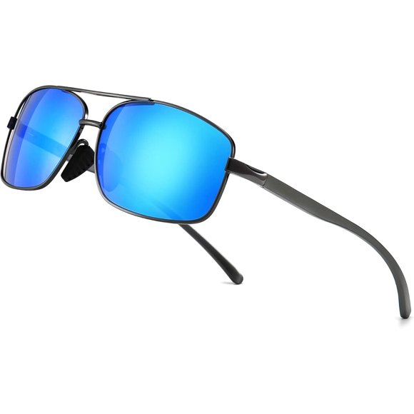 Lentes SUNGAIT Rectangular M Polarizados 100UV Azul