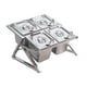 thumbnail image 2 of Servidor De Condimentos Refrigerados Con Cuchara, Bandeja Para Servir Refrigerada Con Hielo, Tienda, Restaurante, 36,5x37cm, 2 of 5
