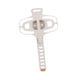 thumbnail image 4 of Soporte Para Teléfono Móvil De Bicicleta Con Correa De Silicona Para Manillar (beige Y Blanco), 4 of 5