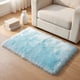 thumbnail image 1 of REGALWOVEN Alfombra de Área Suave y Peluda, Alfombras de Dormitorio Ultra Esponjosas, Alfombra Peluda Antideslizante para Habitación, Guardería, Dormitorio Azul Claro 35" x 24", 1 of 7