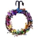 thumbnail image 2 of de mariposa de simulación de 18 ", de puerta delantera, colgante de pared, coronas de primavera de bienvenida de ratán para boda,, 2 of 5