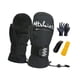 thumbnail image 5 of Guantes de esquí Guantes de snowboard Cuerda para la muñeca Guantes de invierno cómodos Hombres Mujeres Guantes de nieve para ciclismo Esquí Motos de Negro XL, 5 of 5