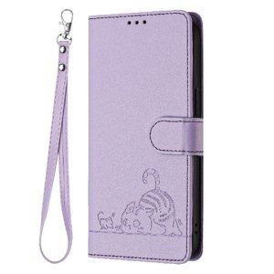 Funda Tipo Cartera Foxdock Para Xiaomi Poco C65 Con Soporte, Ranuras, Rfid, Diseño De Gato