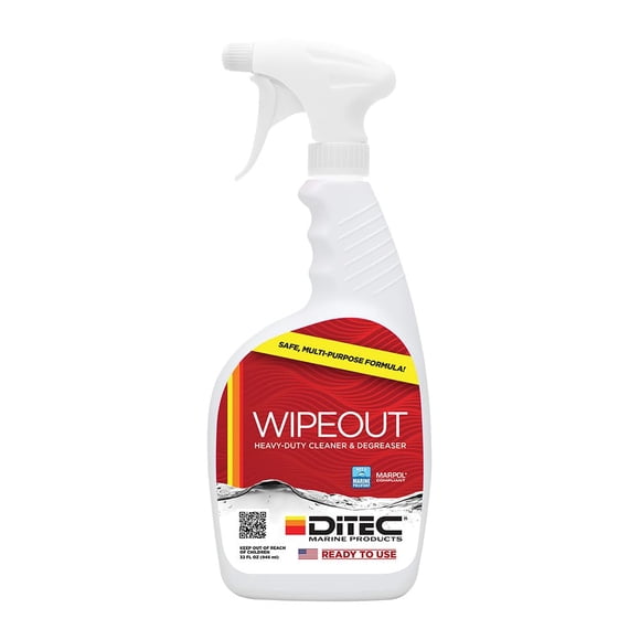 Desengrasante para Barcos Ditec Wipeout Solvente Ecológico 946 ml