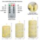 thumbnail image 3 of Velas LED Homwamee 3 piezas 10 cm 13 cm 15 cm sin llama, 3 of 7