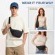 thumbnail image 2 of ZOORON Fanny Packs for Women Men Crossbody Waist Pack Bag Running, 2 of 3