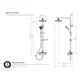 thumbnail image 5 of Columna De Ducha Con Monomando Modelo Filippo Stretto Color Cromo, 5 of 5