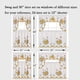 thumbnail image 2 of Juego de cortinas GOHD Farmhouse Kitchen con diseño de girasoles, 3 unidades, 2 of 6