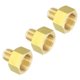 thumbnail image 1 of Conectores de Abocardado Uxcell, Adaptador de Latón con Abocardado SAE de 45 Grados para Línea de Gas de Aire Refrigeración HVAC 3/4" Abocardado Hembra x 1/2" Abocardado Macho 3, 1 of 7