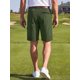 thumbnail image 3 of INSPIRE CHIC Pantalones Cortos de Carga de Verano para Hombre para Senderismo al Aire Libre y Golf para un Estilo de Vida Activo L Verde Oliva, 3 of 5