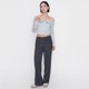 thumbnail image 4 of Polerón Mujer Full Zipper Sin Hombros Gris Corona, 4 of 5