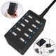 thumbnail image 2 of Cargador SABRENT, 60 W, 10 puertos USB, escritorio, detección automática inteligente, 2 of 9
