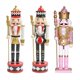thumbnail image 4 of Estatua De Títeres De Cascanueces, 3 Uds., Figurita Tradicional, Estantería StyleL, 4 of 5
