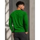 thumbnail image 2 of Polera Manga Larga Cuello Redondo 100% Algodón Para Estampar Verde S Lisa, 2 of 3