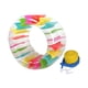 thumbnail image 1 of Rueda inflable para el agua, piscina, anillo de natación, flotador de rodillos colorido para amigos gigantes con bomba de pie para interiores y exteri 100cmx60cm, 1 of 5