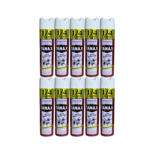 Pack 10 Insecticida Tanax En Aerosol 220Cc Elimina Todo Insecto