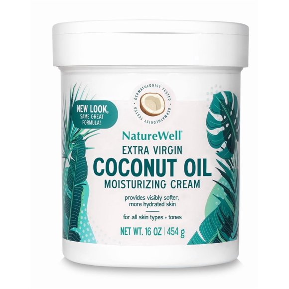 Crema Hidratante para la Piel NatureWell con Aceite de Coco 2x454g