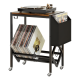 thumbnail image 1 of Carro Mesa De Soporte Tocadiscos Y Almacenamiento Con Ruedas, 1 of 3